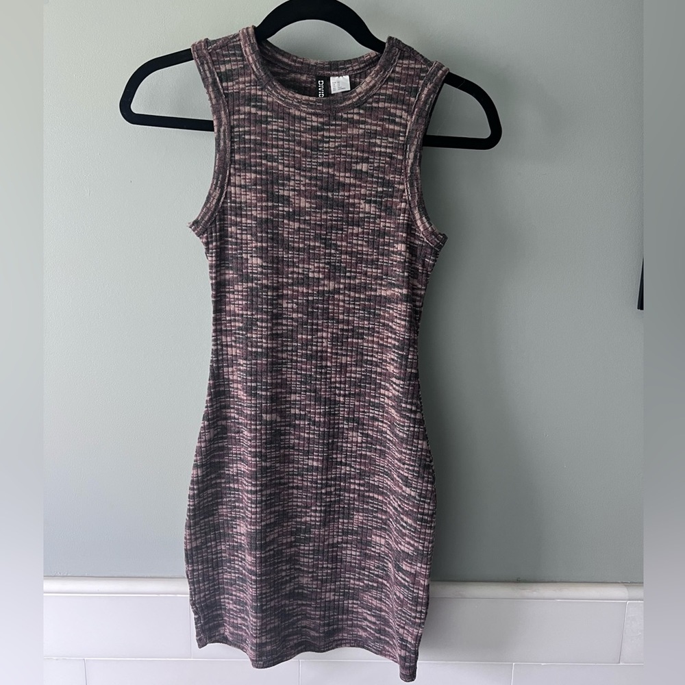 H&M Casual Brown Bodycon Dress